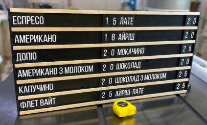 Интересный заказ или как мы разработали настольное мини-меню (наборное меню).