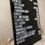 Перфорированное наборное меню Пегборд со сменными буквами (Peg Letter Board)